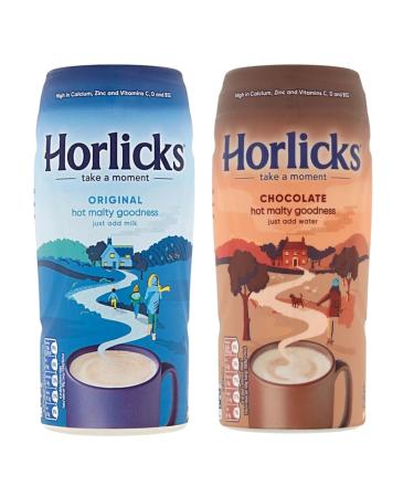 Hot Chocolate Bundle With Horlicks Original Malted Milk Drink 400g & Chocolate Malt Drink 400g (2 Pack) - Buy Online on GoSupps.com