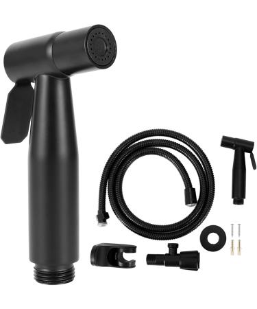 Bathroom Bidet Sprayer Set - Stainless Steel G1/2 Thread Bidet Sprayer for WC - Modern Black A-Style for International Shipping - Buy Online on GoSupps.com