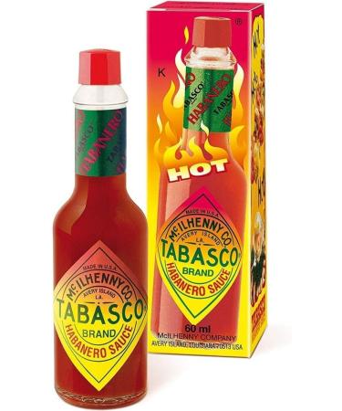 Tabasco Habanero Sauce Hot (60ml) - Pack of 2 - Buy Online on GoSupps.com