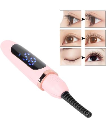 Qukaim Heated Eyelash Curler Electric Eyelash Curler USB Rechargeable Heated Handheld Intelligent Temperature Control Pink - Buy Online on GoSupps.com