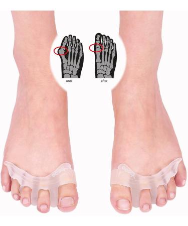 Gel Toe Separator Toe Protector Relaxer Separator Foot Pain Relief Pad Hallux Deformity Hallux Valgus Pain Relief And Forefoot Pillow