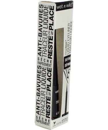 Wet n Wild MegaLiner Liquid Eyeliner - Black 0.12 fl oz | Long-Lasting Precision - Buy Online on GoSupps.com