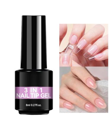 DAWCBVJQ Soft Gel Nail Glue 8ml Long-Lasting Odorless Adhesive Nail Extension Gel | For Beginners and Professionals Salon and Home Use for Manicures and Nail Care - Buy Online on GoSupps.com