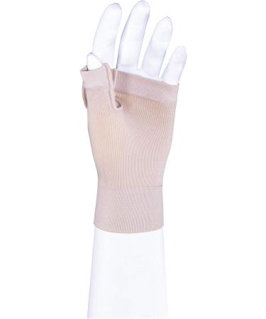 Truform Lymphedema Compression Gauntlet 20-30 mmHg Post Mastectomy Support - Medium Beige - Buy Online on GoSupps.com