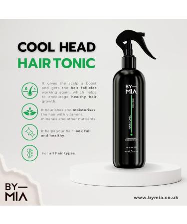 BY MIA Hair Tonic for Men and Women 400 ml | Scalp Tonic | Strengthens Hair | Promotes Healthy Hair Growth | Fresh and Refreshing Formula | Formula - Buy Online on GoSupps.com