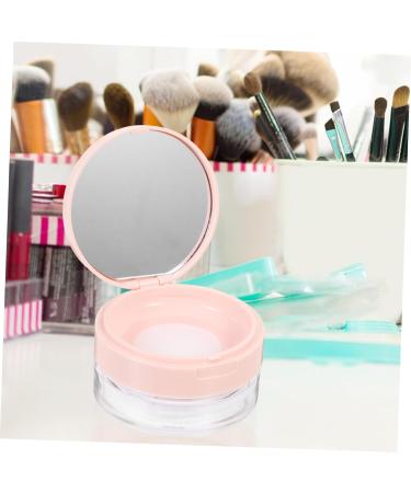 Didiseaon Box Powder Puff Case Makeup Cosmetic Jars Loose Powder Bottle Makeup Cases Makeup Powder Puff Pink - Buy Online on GoSupps.com