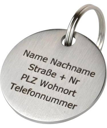 Personalized Dog Name Tag - Engraved Collar Tag 23mm | Custom Dog Cat & Puppy Tags with Symbol Selection | Ideal for Dog Day Gifts - Buy Online on GoSupps.com