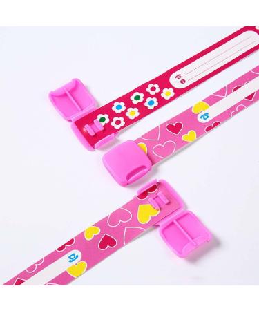 SSRDFU Emergency Bracelets for Children - 10 Pack Waterproof ID Bracelets for Boys Girls & Toddlers | Reusable SOS Name Bracelets - Buy Online on GoSupps.com