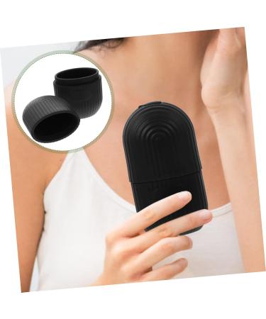 FRCOLOR 3pi ces Glace Pour Visage Silicone Accessoire De Soin Peau R duit Les Gonflements Et Am liore lasticit Parfait Pour Massage Apaisant Et R frig rant Du Visage 12x6x5cmx3pcs noirx3pcs - Buy Online on GoSupps.com
