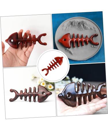 Minkissy Multifunctional Massage Comb - Body & Face Massager Salon Hair Brush Children's Creative Tractors Sandalwood & Rosewood Hairdressing Tools - Buy Online on GoSupps.com