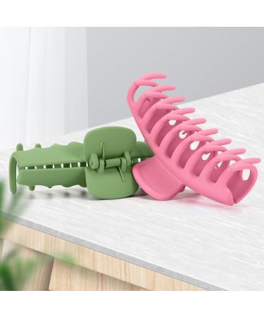 Hitituto Big Hair Claw Clips 6 Pack - Matte & Nonslip, Ideal for Thick & Thin Long Hair, Large Banana & Jaw Clips Hair Holder for Women - Buy Online on GoSupps.com
