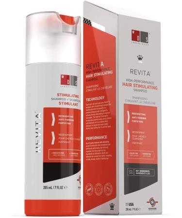 DS Laboratories Revita Shampoo for Men and Women - Volumizing Sulfate-Free Formula with Niacinamide, DHT Blocker, Biotin, Ginseng, and Taurine - 205ml - Buy Online on GoSupps.com