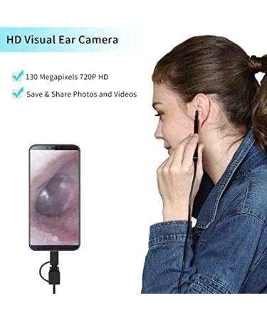 Jteremy Visual Ear Camera HD Endoscope Ear Wax Removal Tool 5.5mm - Ear Cleaning for Adults & Kids - Buy Online on GoSupps.com