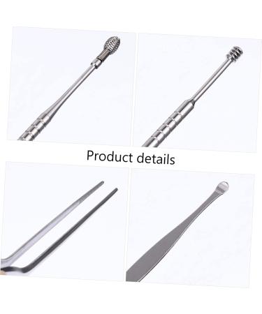 FRCOLOR Ear Wax Removal Tool Kit 2 Sets Stainless Steel Ear Pick Suit for Kids & Adults Complete Ear Cleaning Kits - Buy Online on GoSupps.com
