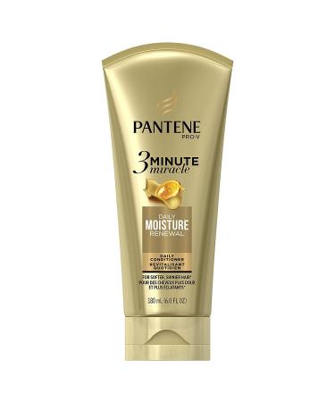 Pantene Moisture Renewal 3 Minute Miracle Deep Conditioner, 6 Fluid Ounce, Pack of 2