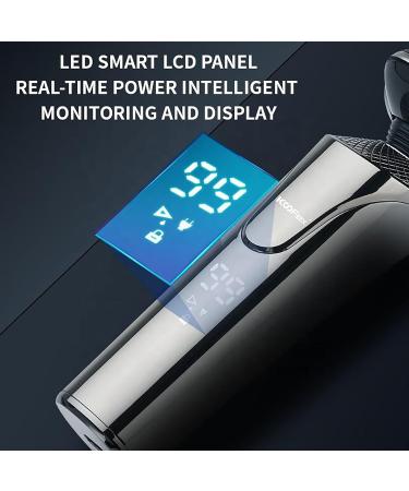 Beard Trimmer for Men - All-in-One Electric Grooming Kit | Silver Hair Clippers & Body Shaver - Buy Online on GoSupps.com