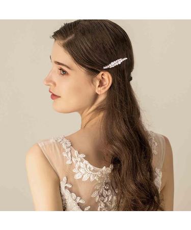 Cimenexe Vintage Pearl Hair Clip Gold Pearl Hair Pins Clips Pearl Leaf Hairpin Leaf Hair Barrette Multi Pearl Headwear Decorative Pearl Wedding Hair Accessories Jewelry for Women and Girls - Buy Online on GoSupps.com