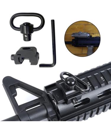 Dophee QD Quick Detach Swivel - Quick Release Eyelet Sling Base for 20mm Weaver Rails | International Shipping Available - Buy Online on GoSupps.com