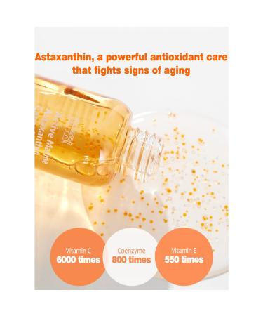 Marine Astaxanthin Capsule Serum - Melasma Care for Bright Skin | Natural Moisturizing Vitamin Skin Care - 30ml/1.01fl.oz - Buy Online on GoSupps.com