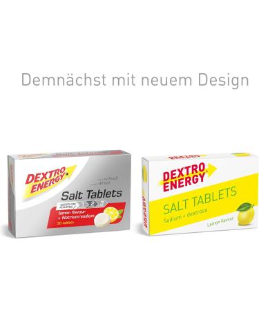 Dextro Energy Salt Tablets Lemon - 30 Tablets Fast Energy Supply & Workout Supplement - 54g Buy Online Internationally - Buy Online on GoSupps.com