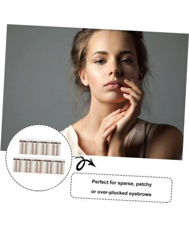 Beavorty 72 Sheets Waterproof Eyebrow Stickers Hairlike Eyebrows Brown Imitation Eyebrow Sticker 3d Shaping - Buy Online on GoSupps.com