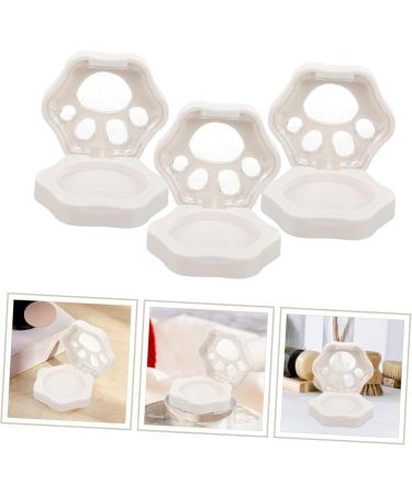 Didiseaon 3pcs Blush Palette Eyeshadow Eye Shadow Cosmetic Containers Empty Lipstick Pallet White Plastic - Buy Online on GoSupps.com