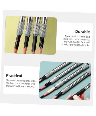 ULDIGI 4pcs Lead Pencils Colored Charcoal Pencils Pencil Accessory Office Supplies Student Double Head - Buy Online on GoSupps.com