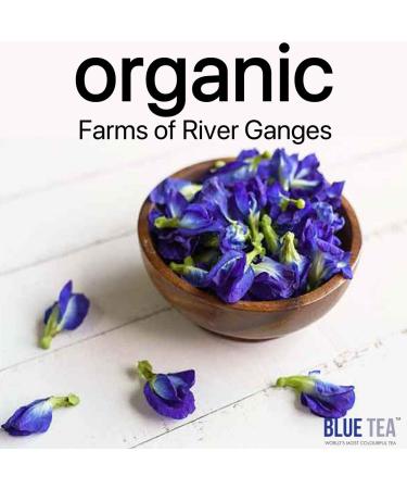 Handcrafted Wooden Tea Gift - Butterfly Pea Flower - 120 Cups (2.11 Oz) - ECO-FRIENDLY Clitoria Flower Tea - Vegan & Gluten Free - Wooden Gift 2.12 Ounce - Buy Online on GoSupps.com
