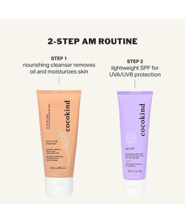 Cocokind Silk SPF 30 Mineral & Chemical Sunscreen for Face - Ultimate Protection - Buy Online on GoSupps.com