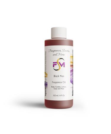 Black Man Fragrance Oil - 4 Fl Oz Plastic Bottle (120ml) 4 Fl Oz (Pack of 1)