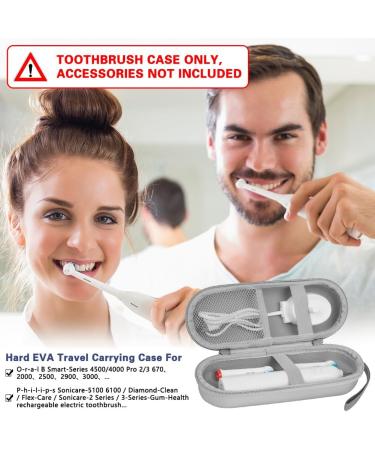 LOPHE Electric Toothbrush Travel Case Dustproof Toothbrush Storage Holder Portable Toothbrush Protective Cover Bag Electric Toothbrush Case Container for Business Camping Travel (Sliver) Purple - Buy Online on GoSupps.com