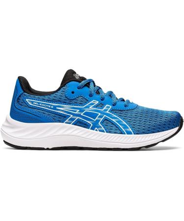 ASICS Kid's Gel-Excite 9 Grade School Running Shoes - Electric Blue/White - Size 4 Big Kid - Buy Online on GoSupps.com