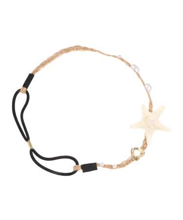 Mussel Welle headband beach mussel pearl headband elastic hair band shell coast headband headpiece mermaid hair accessories