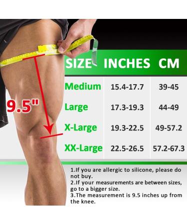 Beister Thigh Bandage - Non-Slip Compression Stabilizer for Men & Women | Hip Joint Pain Relief Quad & Hamstring Support (2 Pieces) - Buy Online on GoSupps.com