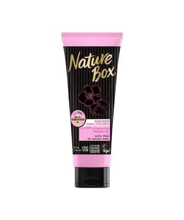3 x Nature Box hand cream with 100% cold-pressed almond oil gentle care 75ml each