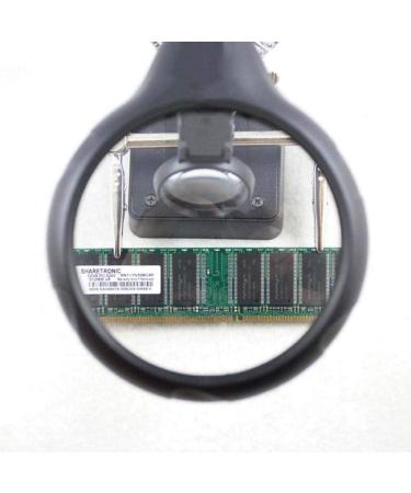 Magnifying Glass with LED Light 2.5X 7.5X 10X Lens Helping Hands Magnifier Soldering Station with Clamp and Alligator Clips for Soldering Assembly Repair Modeling Crafts - Buy Online on GoSupps.com