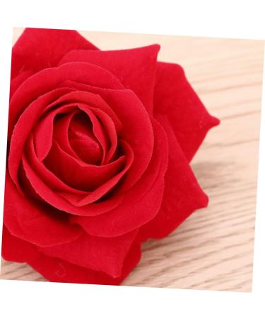 FRCOLOR 2 1 Rose Clips for Hair Rose Hair Accessories Flower Hair Accessories for Women Flower Pins for Clothes Red Brooch Room Accessories Rose Hair Clips for Girls Bride Wedding Mexico medium Red - Buy Online on GoSupps.com