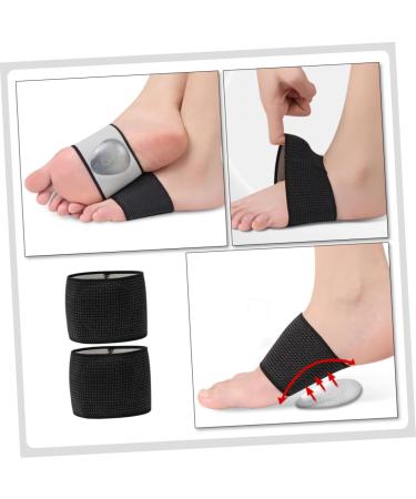 FRCOLOR Arch Support Sleeves for Flatfoot | TPE Insoles for Comfort | Outdoor Foot Support for Men & Women | 1 Pair Black (11.6x6cm - Buy Online on GoSupps.com