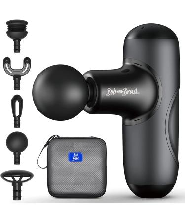 BOB AND BRAD Q2 Mini Massage Gun, Pocket-Sized Deep Tissue Massager Gun, Portable Percussion Muscle Massager Gun, Ultra Small & Quiet Muscle Massage Gun with Carry Case for On The Go Usage - Buy Online on GoSupps.com