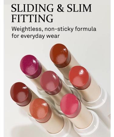HINCE Mood Enhancer Lip Glow - Moisturizing Lip Balm with Shea Butter & Sweet Almond - Long-lasting Tinted Lip Tint in Impassioned Shade - 0.2oz - Buy Online on GoSupps.com