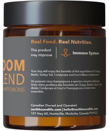 Mushroom Superblend for Dogs - Five Organic Functional Mushrooms for Immune Support Energy Enhancing Cognitive Health detoxing Anti Viral Anti fungal and Vitality. - Buy Online on GoSupps.com