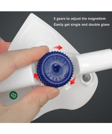 Window Cleaner Wipers Double Side Glass Cleaner Window Clean Brush Window Cleaner Glider Washing Brush Equipment Glass Wiper Cleaning Tool (Red 5 25mm) - Buy Online on GoSupps.com