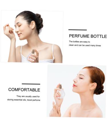 Angoily Perfume Bottle Empty Glass Refillable Glass Bottle Small Empty Fine Mist Atomizers Glass Carafe Refillable Empty Bottle Small Glass Bottle Empty Spray Bottled Travel - Buy Online on GoSupps.com