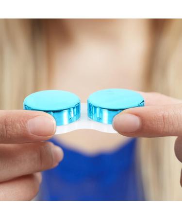 Beaupretty Colored Contact Lenses Travel Case Set with Tweezers | Eye Contact Holder & Makeup Remover | International Shipping Available - Buy Online on GoSupps.com