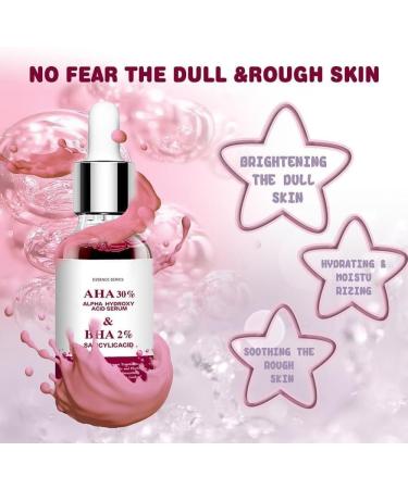 (100% 5 star) 4PCS Alpha Hydroxy Acid Serum Rosacea Facial Serum | Fruit Acid Serum for Reduce Redness | Rosacea Care Skin Care | for Face Redness Corrector | Balance Excess Sebum - 30ml - Buy Online on GoSupps.com