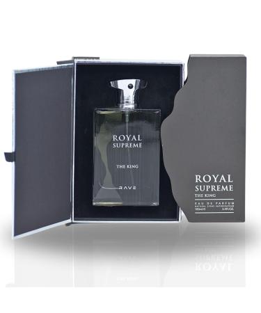 Rave Royal Supreme The King EDP Spray 100ML (3.4 OZ) Long Lasting Cologne perfume for men perfume for women. 3.4 Fl Oz (Pack of 1) King EDP Spray - Buy Online on GoSupps.com