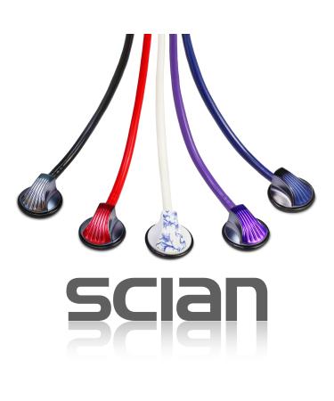 SCIAN Stethoscope - Single Head Cardiology Stethoscopes for Nurses Doctors and Nursing School Students Ideal for Blood Pressure Monitoring Home Diagnostics Medical Supplies White - Buy Online on GoSupps.com