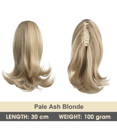 CJL 12 Ash Blonde Curly Clip-In Ponytail Extension - Synthetic Hairpiece for Women - Buy Online on GoSupps.com