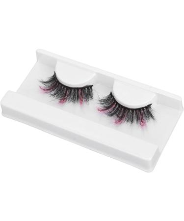 18mm Colored False Eyelashes Soft and Light Reusable Design Exquisite Appearance Suitable for Cosplay Costume Party Long Curly Pink Glitter Fake Eyelashes for Women (P7I01-3) - Buy Online on GoSupps.com