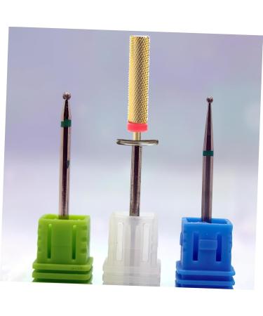 FOYTOKI Drill Bits for Nails Acrylic Drill Bits Nail Bits for Nail Drill Nail Drill Bit Safety Bits for Nail Drill Manicure Supplies Manicure Nail Bits Tungsten Steel Metal Nail Super Long - Buy Online on GoSupps.com